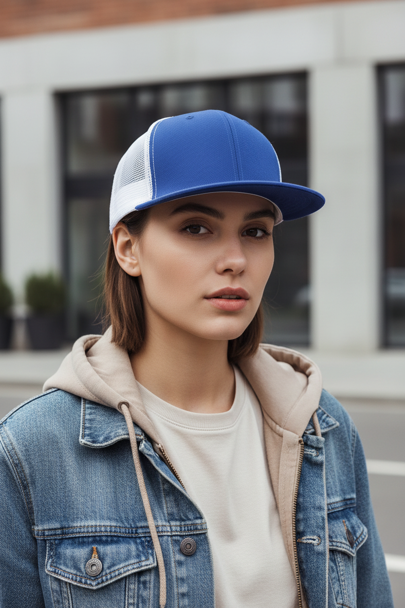 Wilkins Adjustable Acrylic Flat-Brim Cap Hat