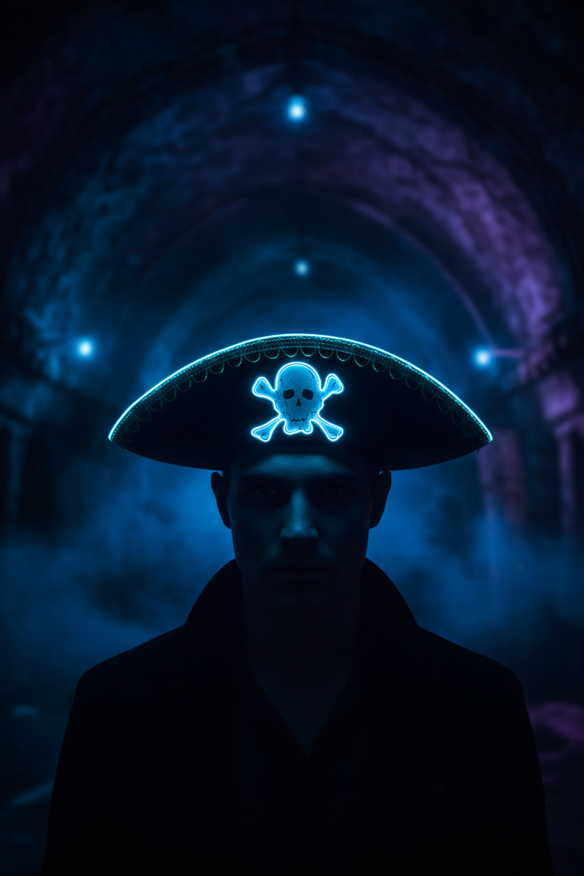 TheCapSpot - Pirate Hat LED Luminous