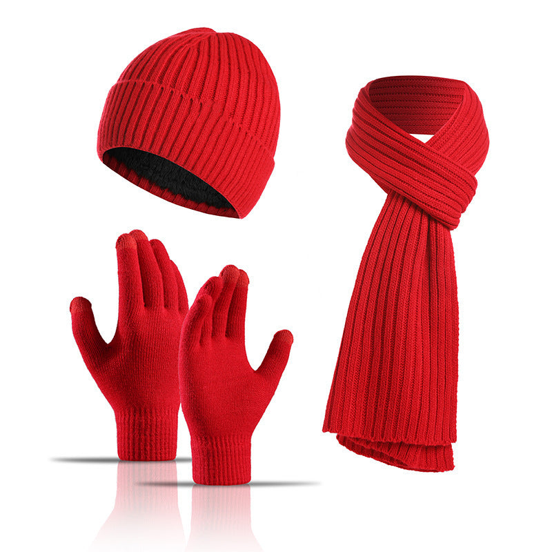 Tamar Unisex Acrylic Winter Hat, Scarf & Gloves Set