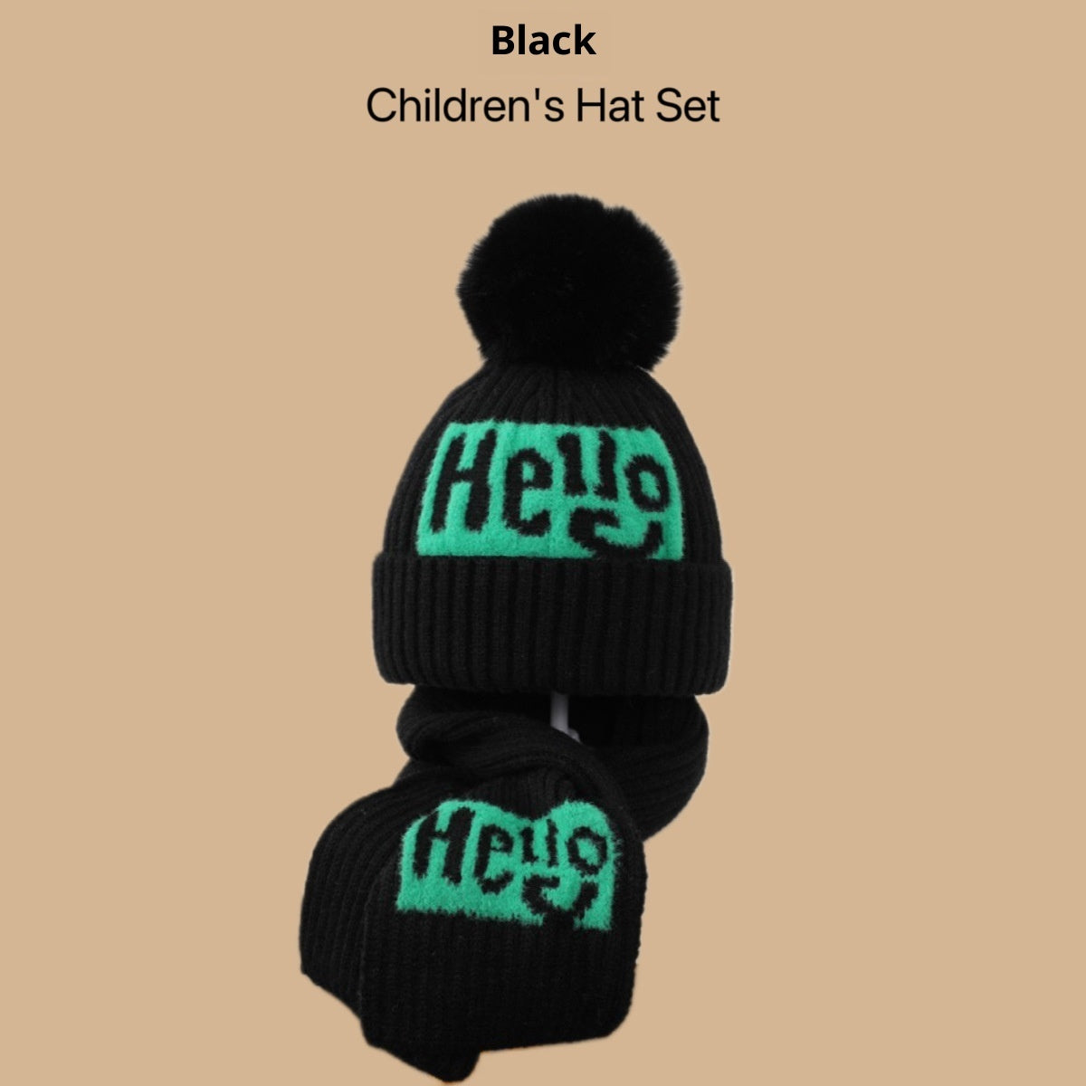 TheCapSpot - Levert Two-Peice Hat Set Scarf