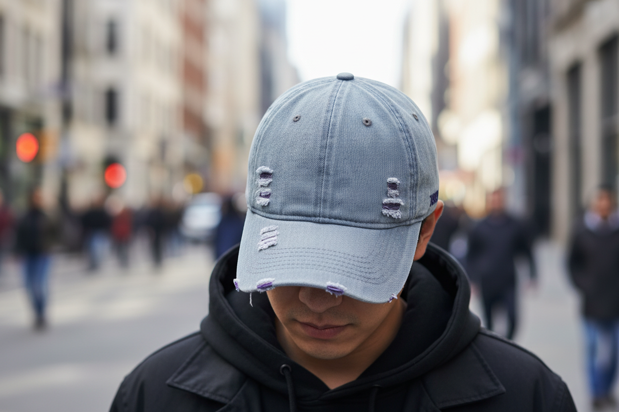 TheCapSpot - Gobert Distressed Demin
