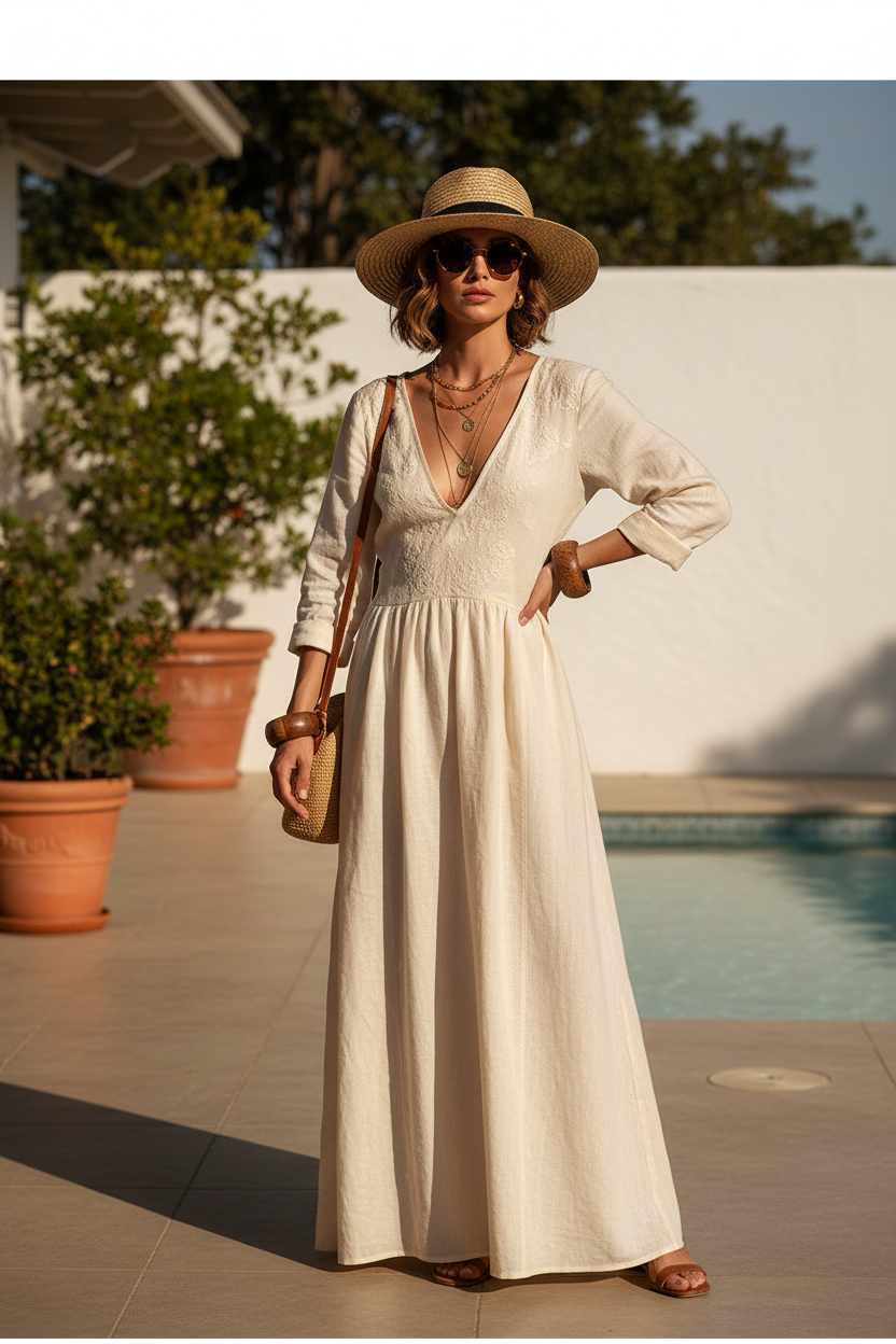 Ventura Straw Hat – Unisex 8 cm Brim