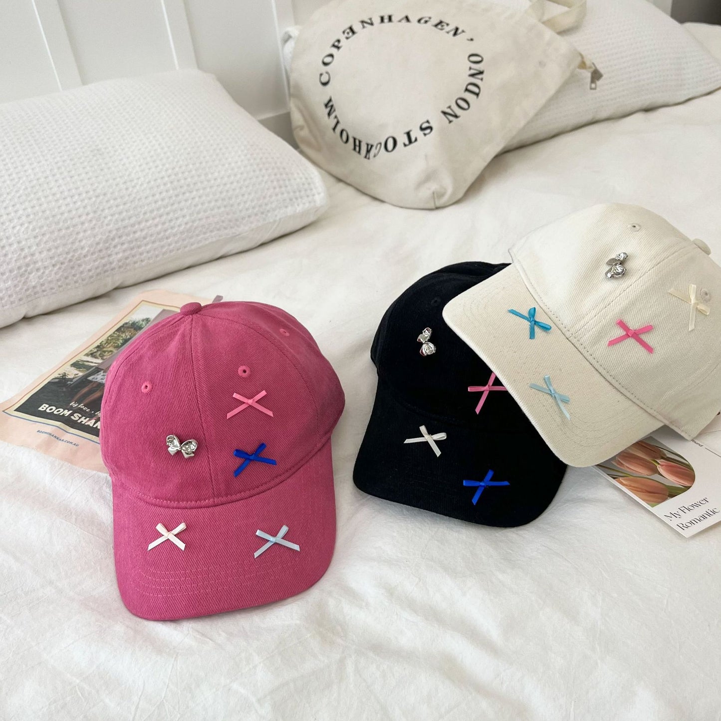 TheCapSpot - Winter Bow Baseball Cap