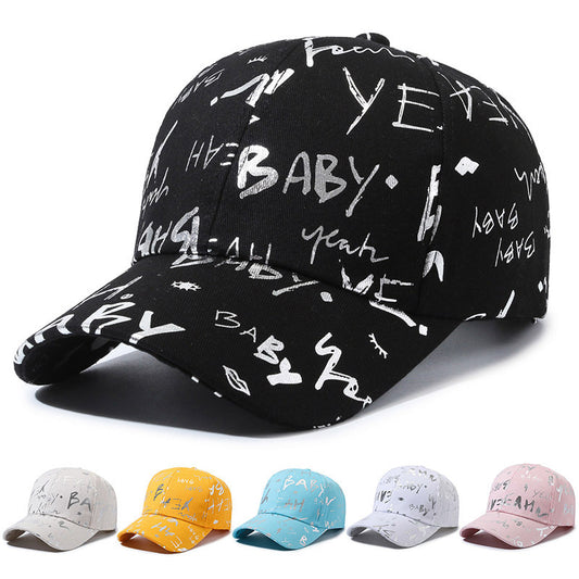 TheCapSpot - Graphic Letter Baseball Cap
