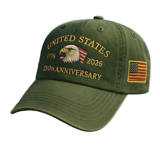 TheCapSpot - USA 250th Anniversary Cap Washed-Print Hat