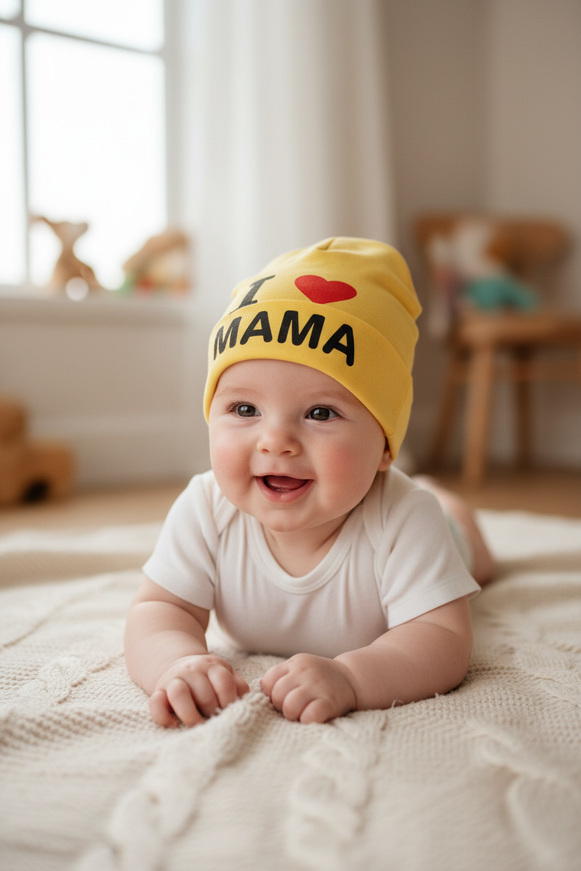 Baby Cotton Hat | One-Size Spring Cap