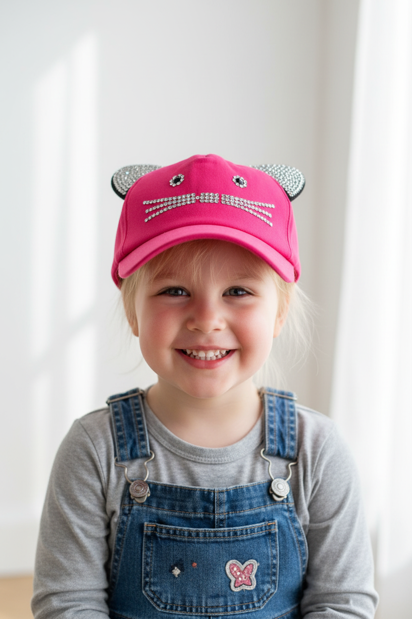 Garfield Denim Baseball Cap with Adjustable Strap