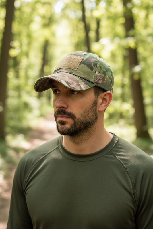Thompson Camouflage Embroidered Baseball Cap – Adjustable Fit