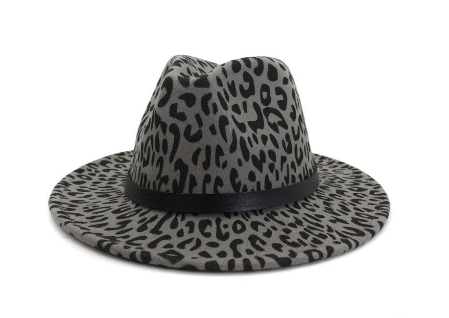 TheCapSpot - Leopard Fedora Hat