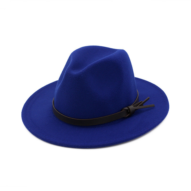 TheCapSpot - Braun Woolen Top Hat