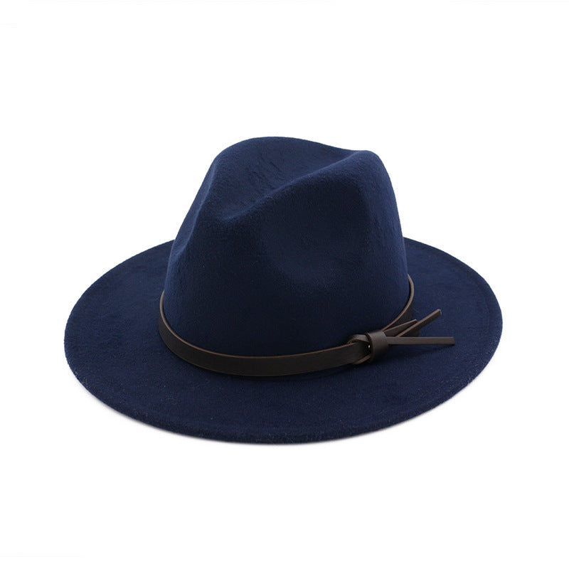 TheCapSpot - Braun Woolen Top Hat