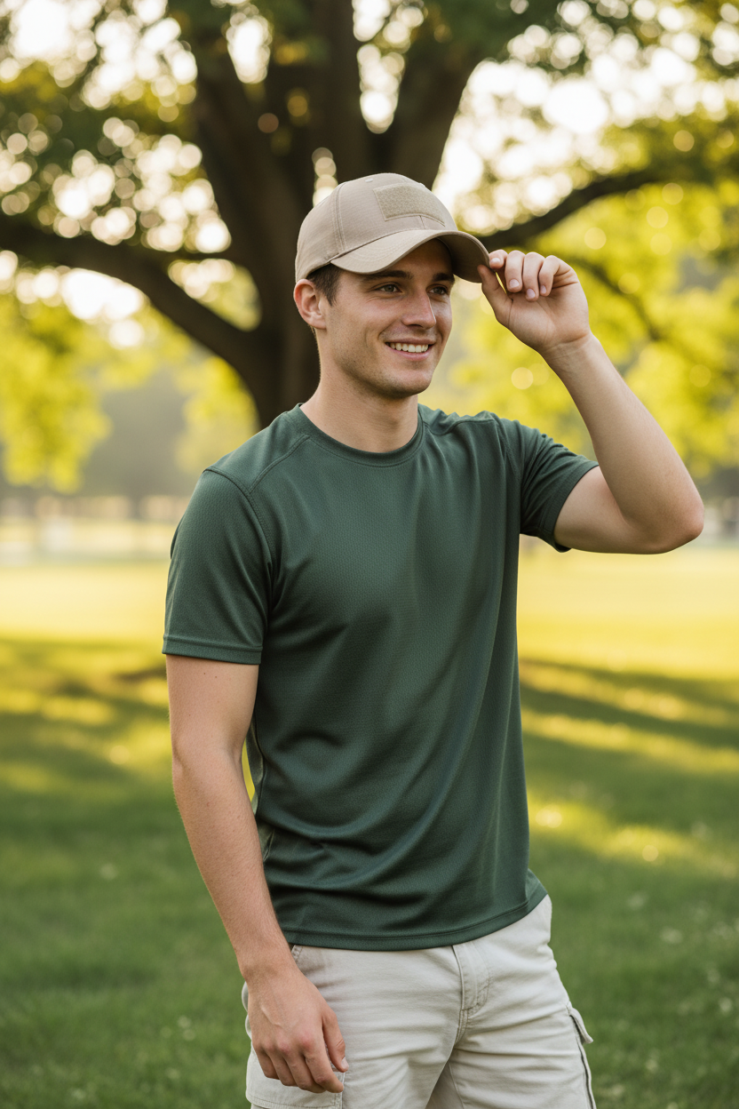 Goggins Camouflage Cotton Baseball Cap – Adjustable, Unisex