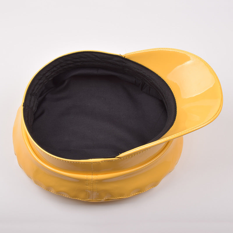 The CapSpot -  Leather  Navy Hat