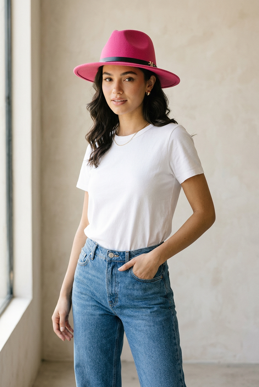 Jones Jazz Fedora Hat – Unisex Polyester