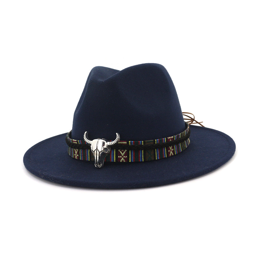 TheCapSpot - Woodlands Fedora W/Bull