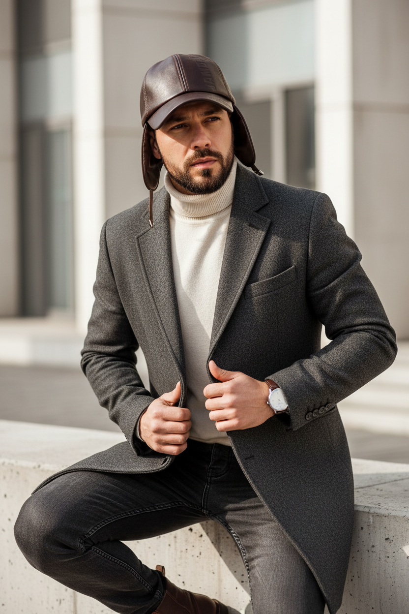 Lipton Leather Cap