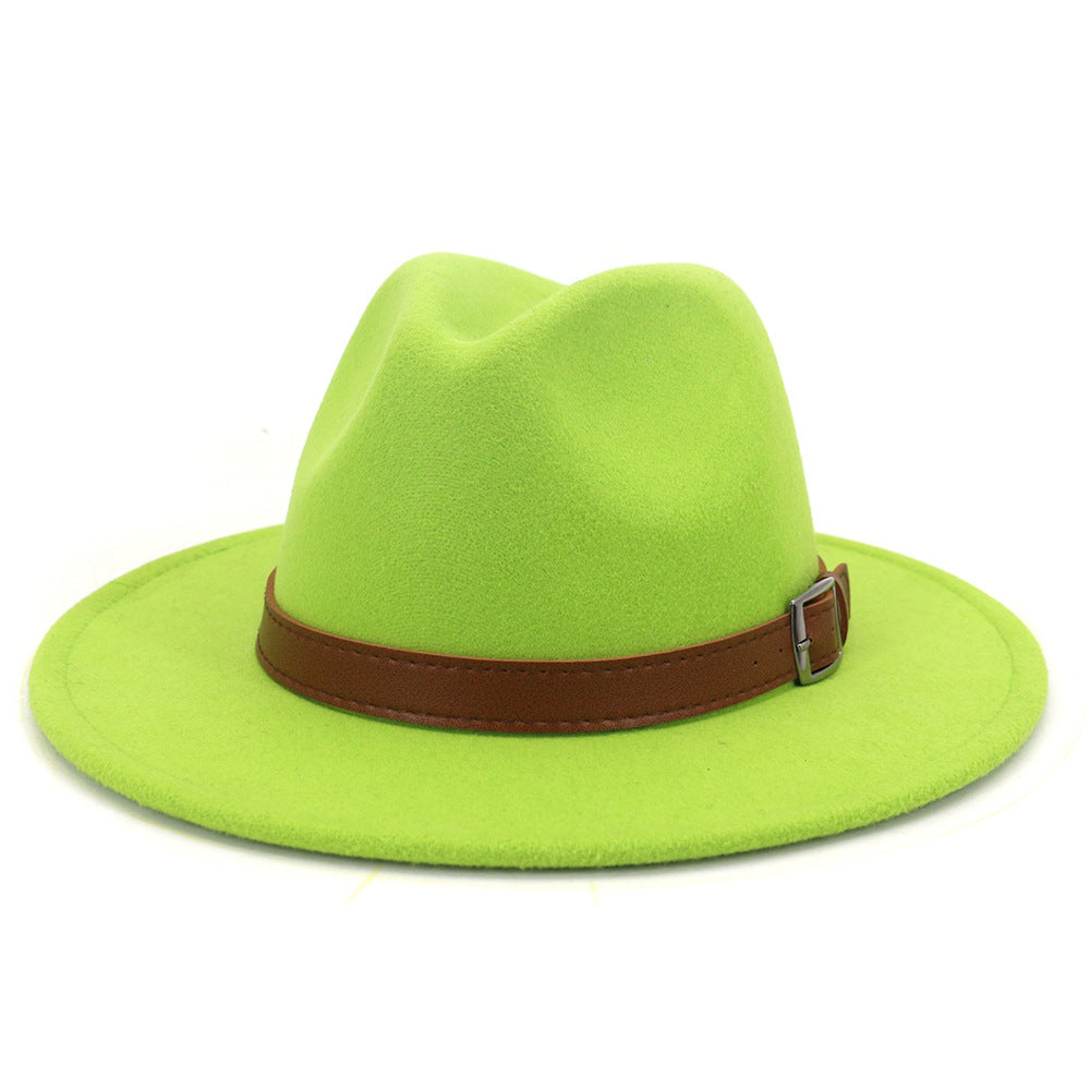 British style brim hat