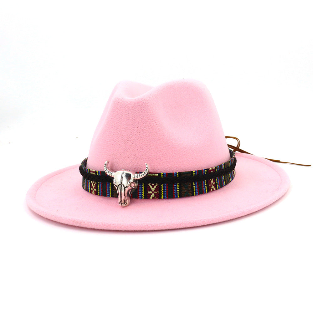 TheCapSpot - Woodlands Fedora W/Bull