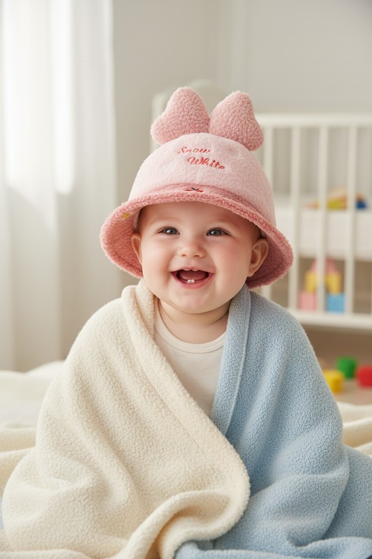 Plush Baby Fisherman Hat (2–6 Years)