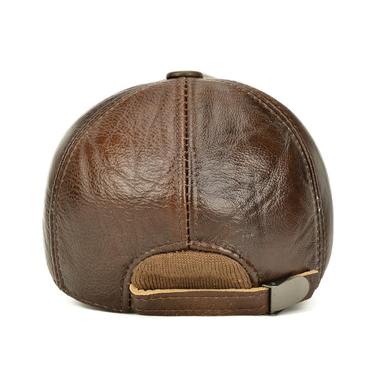 TheCapSpot - Genuine Leather Baseball Cap