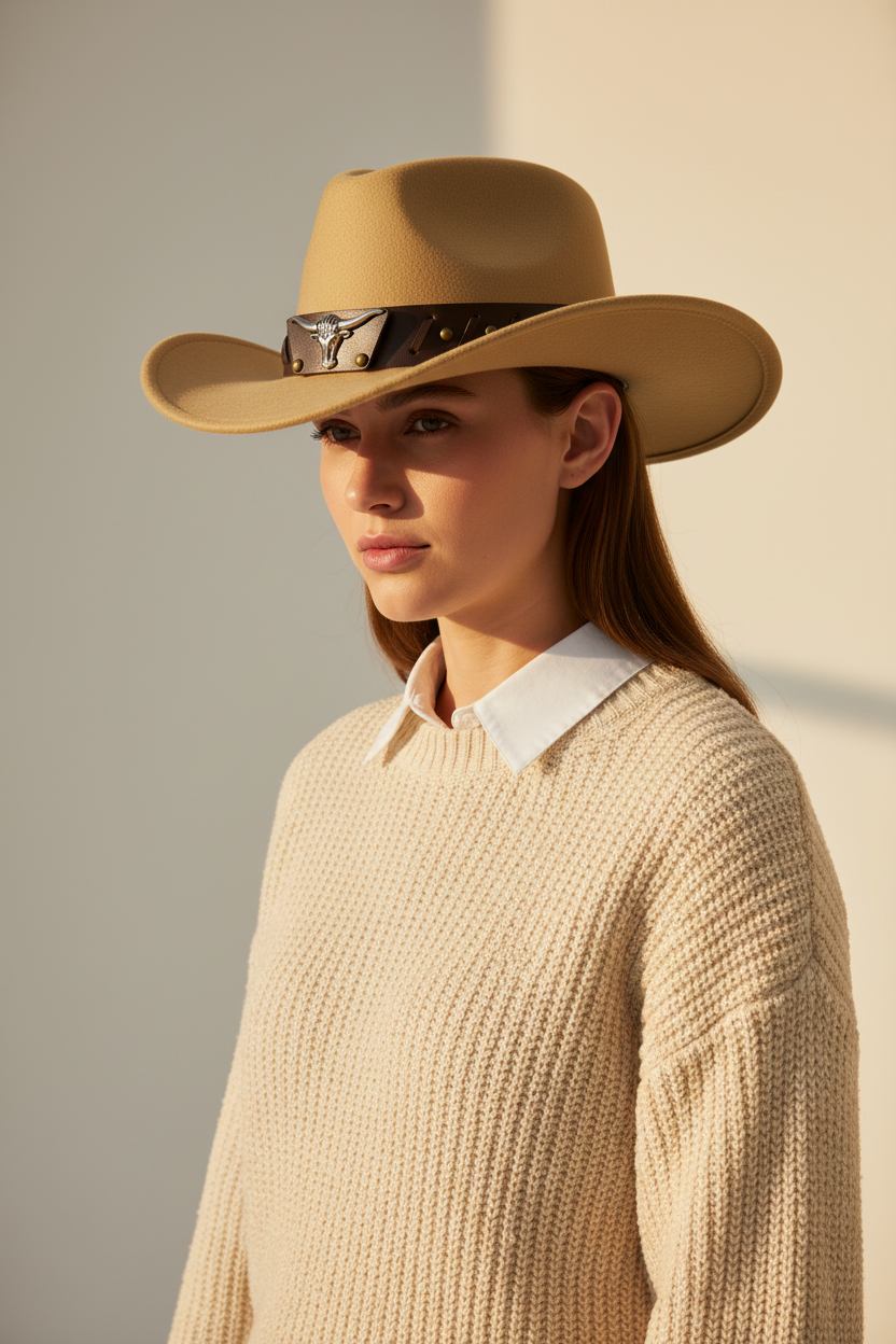 Tyler Western Wool Felt Cowboy Hat