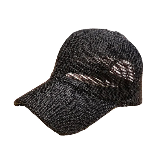 Brea Knitted Hollow Baseball Hat