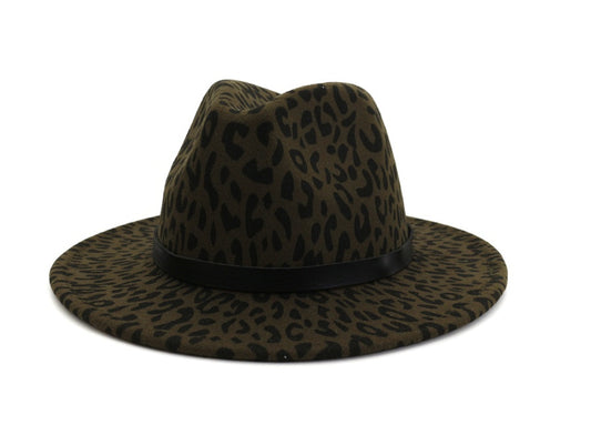TheCapSpot - Leopard Fedora Hat
