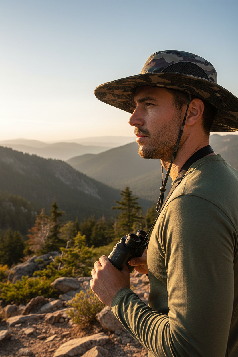 Dayton Camouflage Bucket Hat, Quick-Dry Adjustable