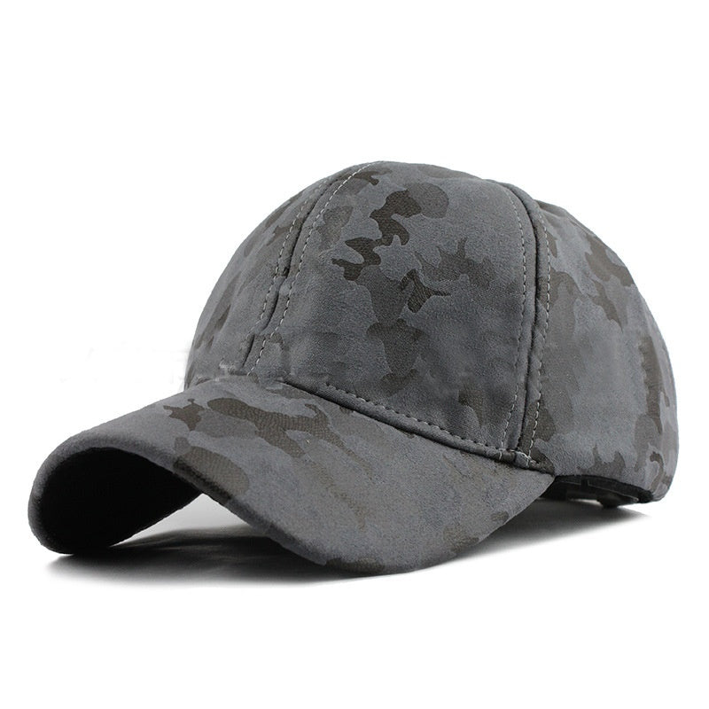 TheCapSpot - Camouflage suede  cap