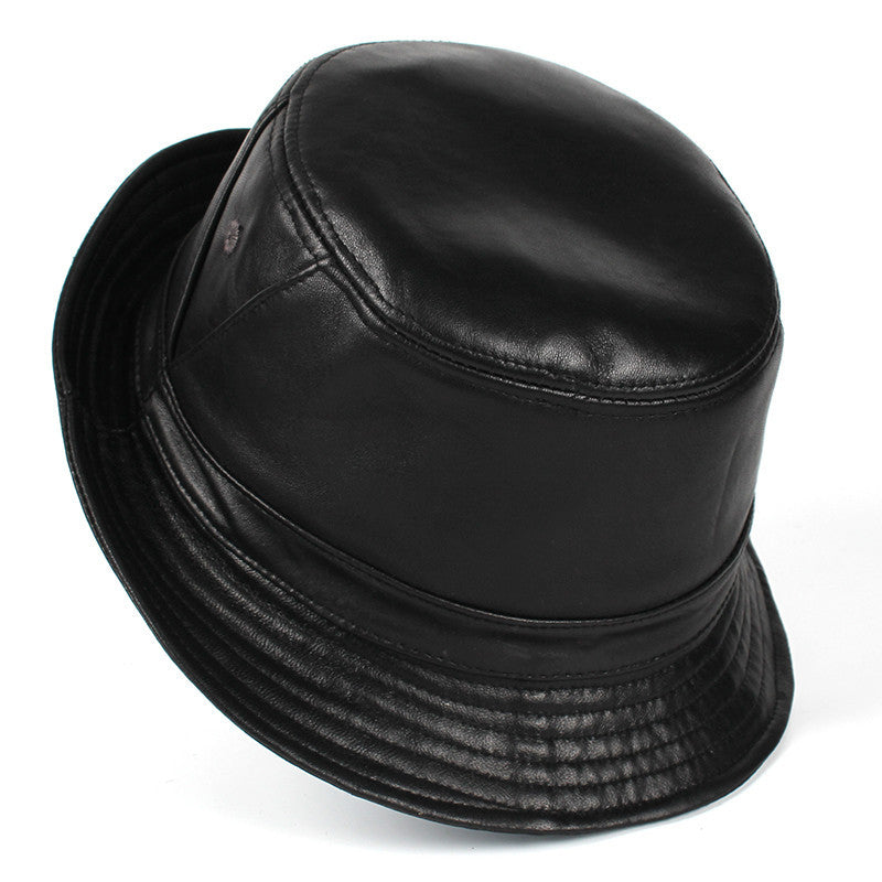 TheCapSpot - Leather Fedora Hat