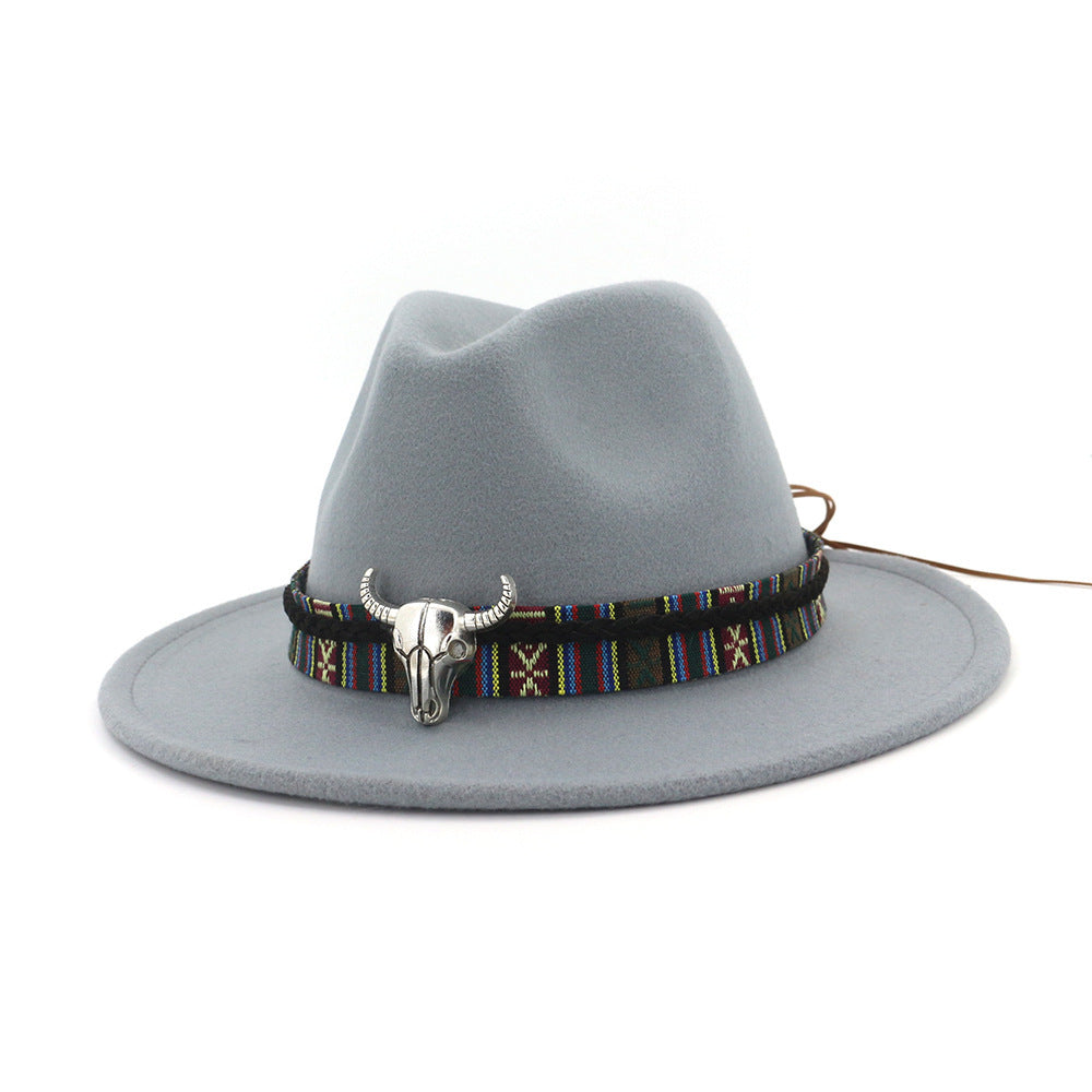 TheCapSpot - Woodlands Fedora W/Bull