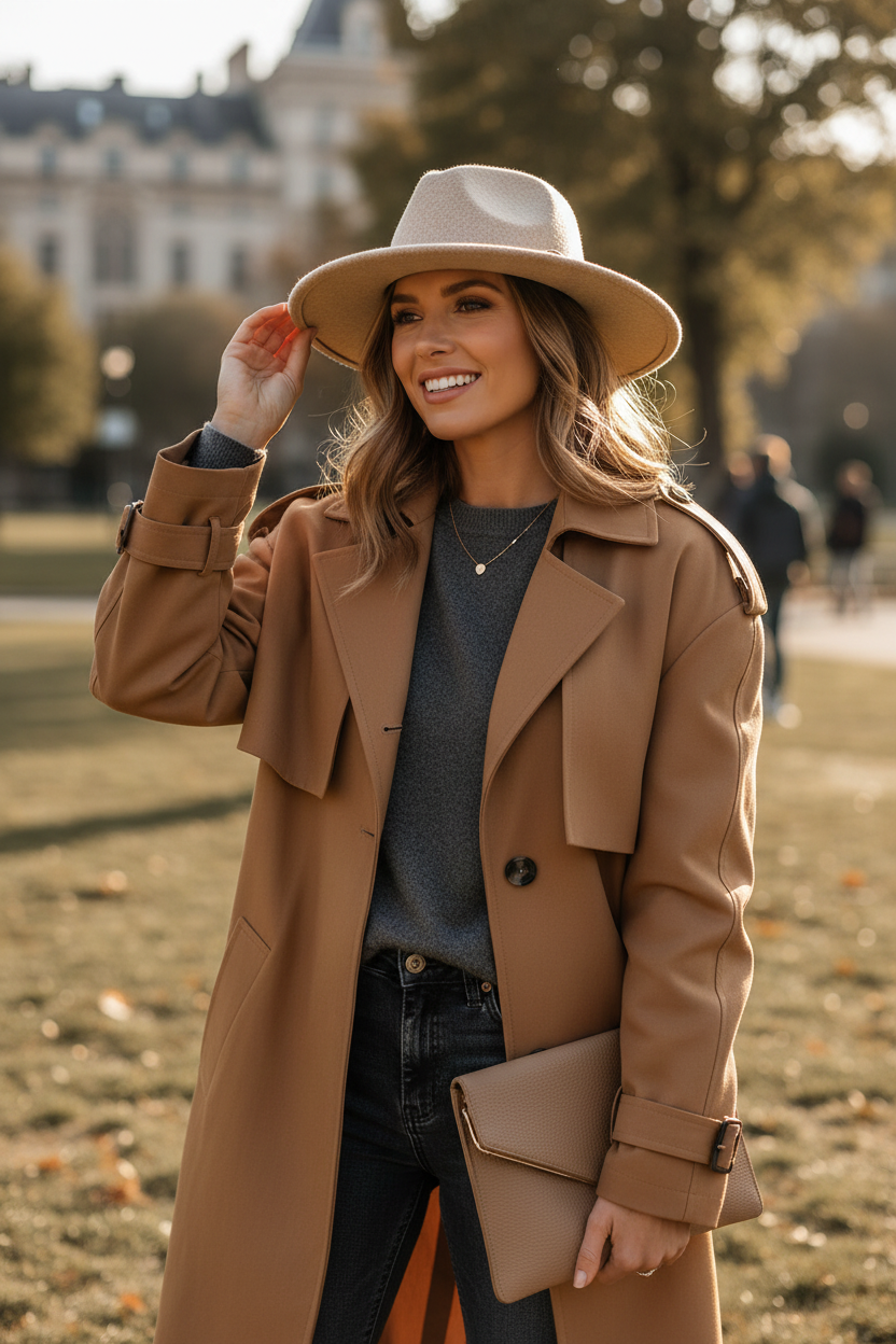 Lewisville Wool Blend Fedora with Band