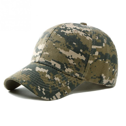 Cain Cotton Camouflage Baseball Cap – Adjustable 55–62cm