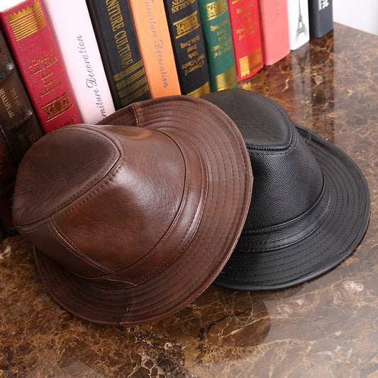 TheCapSpot - Cartwright Leather Top Hat