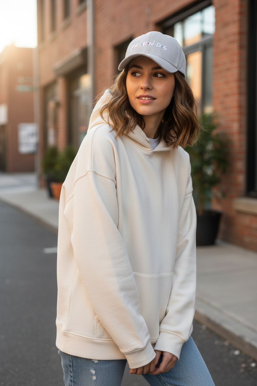 Friends Adjustable Dome Hat with Short Brim