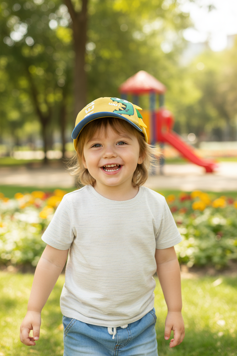 Kids Cartoon Cotton Baseball Cap