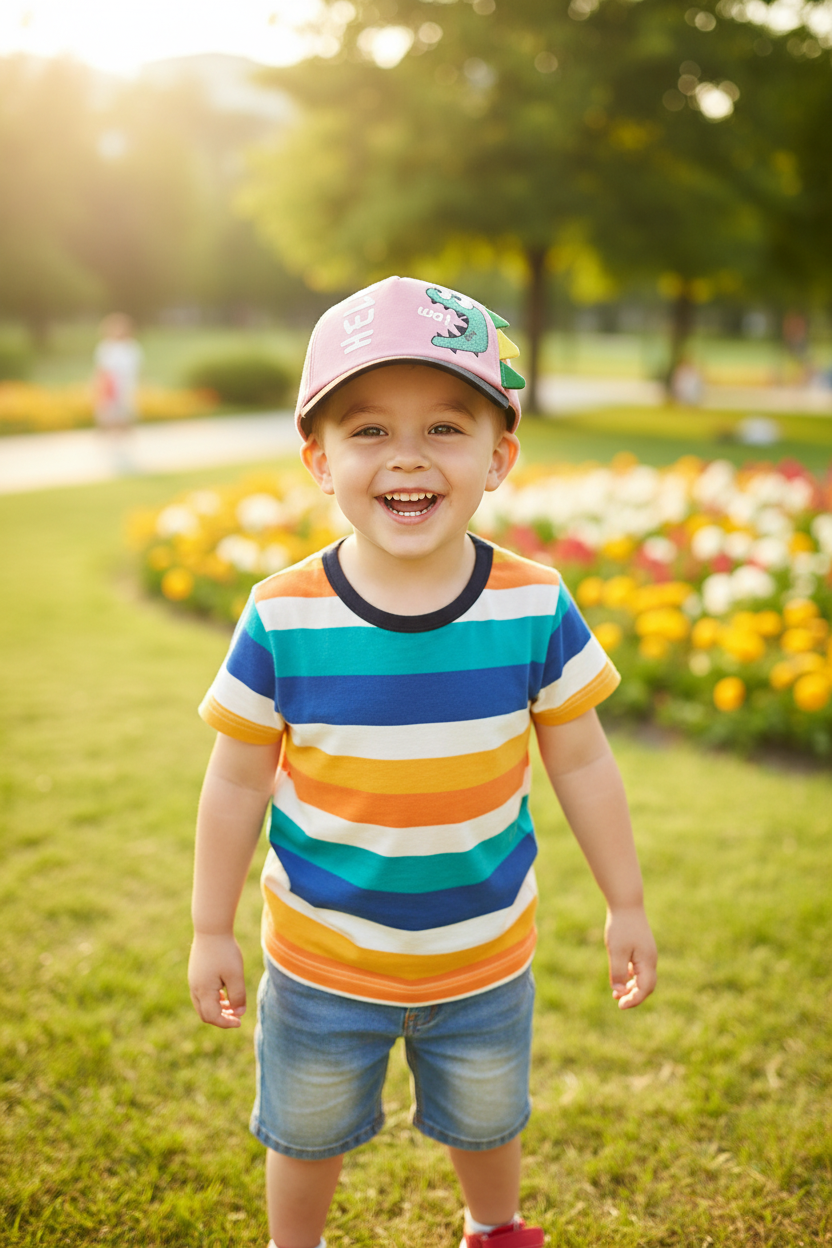 Kids Cartoon Cotton Baseball Cap