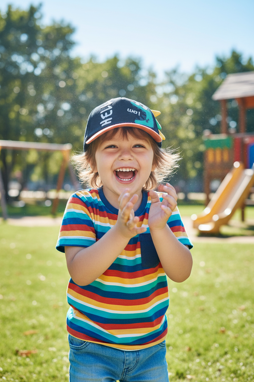 Kids Cartoon Cotton Baseball Cap