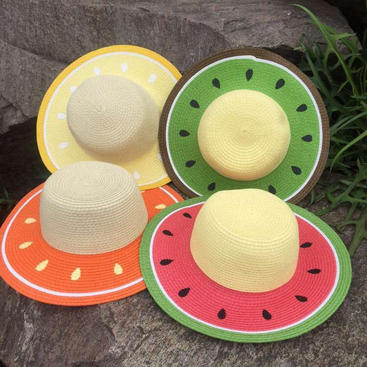 TheCapSpot - Straw Watermelon Sun Hat