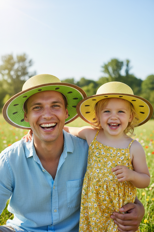 Flores Straw Sun Hat , Extended Brim