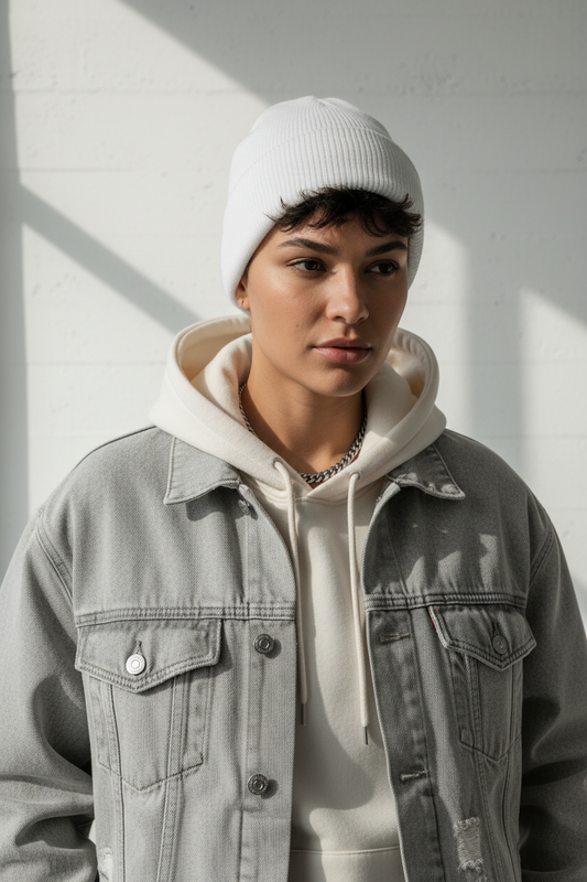 Brunson Unisex Solid Acrylic Stocking Cap Beanie