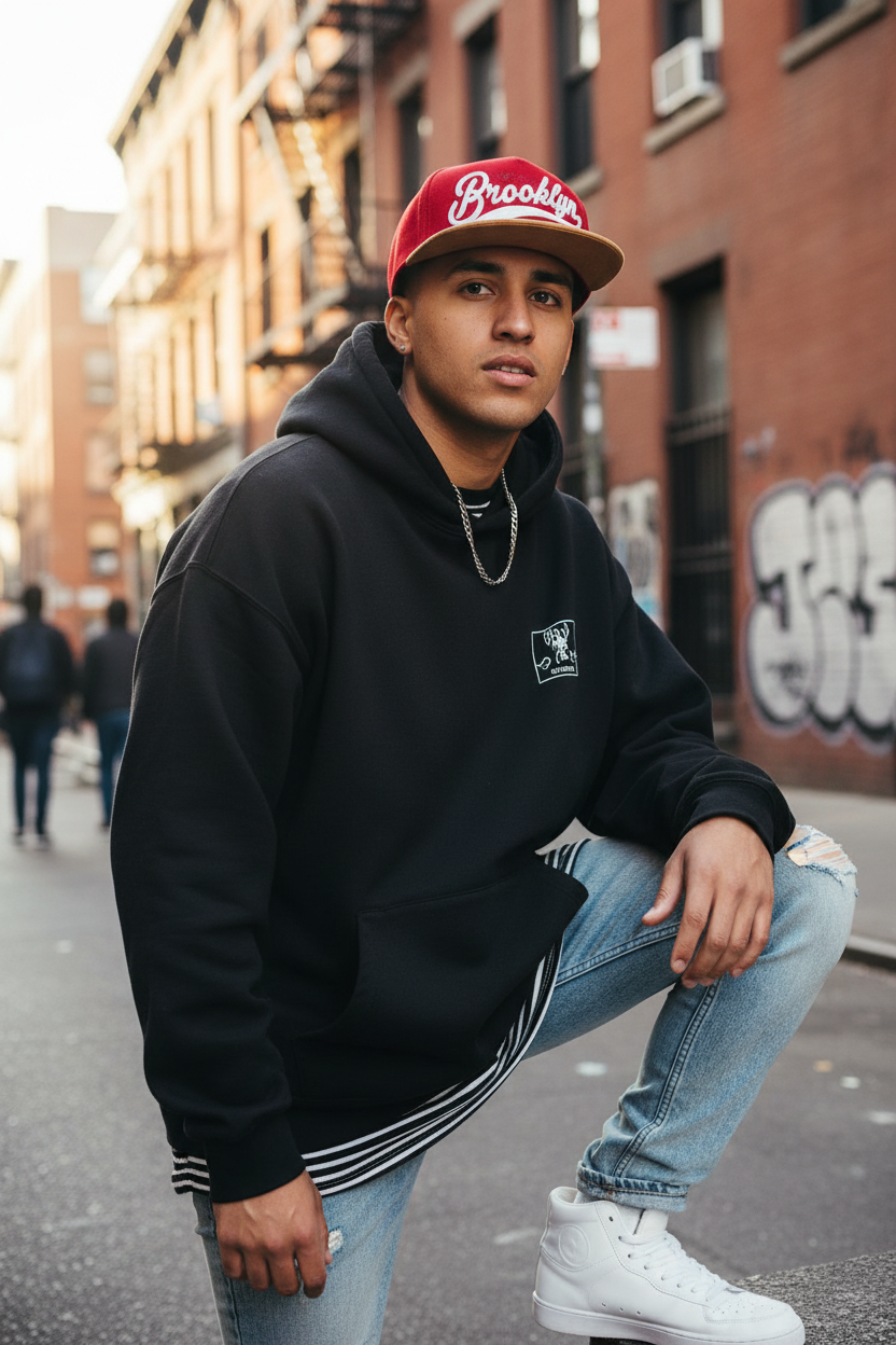 Brooklyn Cotton Baseball Cap, Adjustable