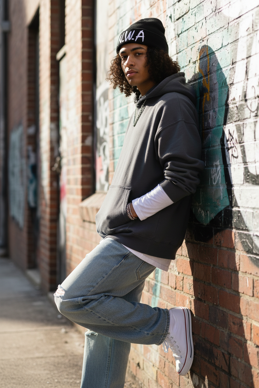 Keaton Rayon Beanie – Unisex NWA Skullies
