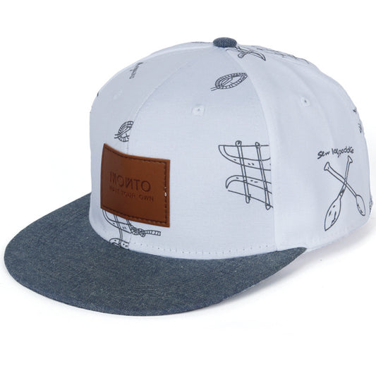 TheCapSpot - Graffiti Denim Baseball Cap