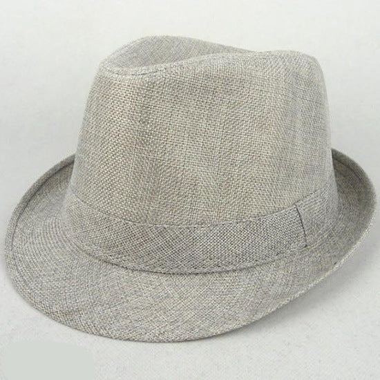 Spring And Summer Middle-aged And Elderly Men's Top Hat British Jazz Hat Classic Hat