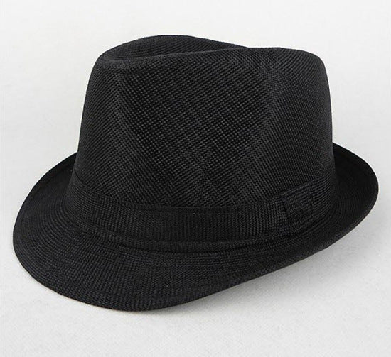 Spring And Summer Middle-aged And Elderly Men's Top Hat British Jazz Hat Classic Hat