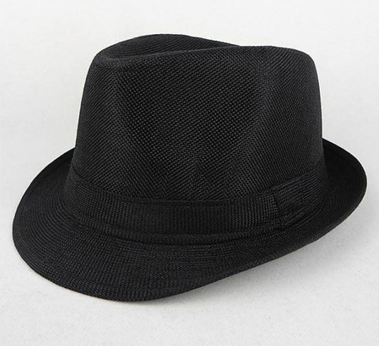Spring And Summer Middle-aged And Elderly Men's Top Hat British Jazz Hat Classic Hat