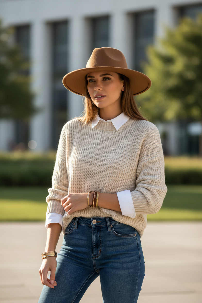 Quinton Women's Wool Felt Fedora Hat – Solid Color