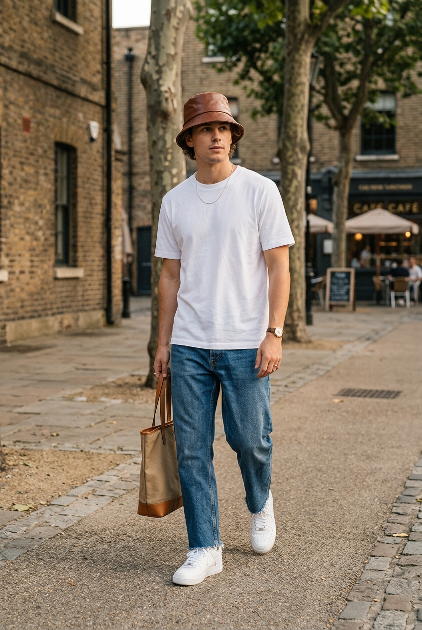 Cheek Cotton Bucket Hat with UV Protection