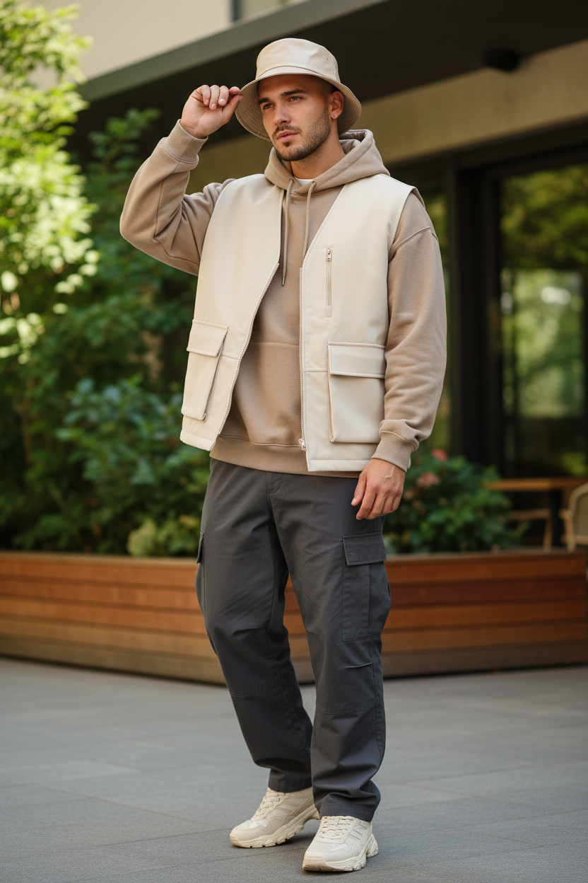 Cheek Cotton Bucket Hat with UV Protection